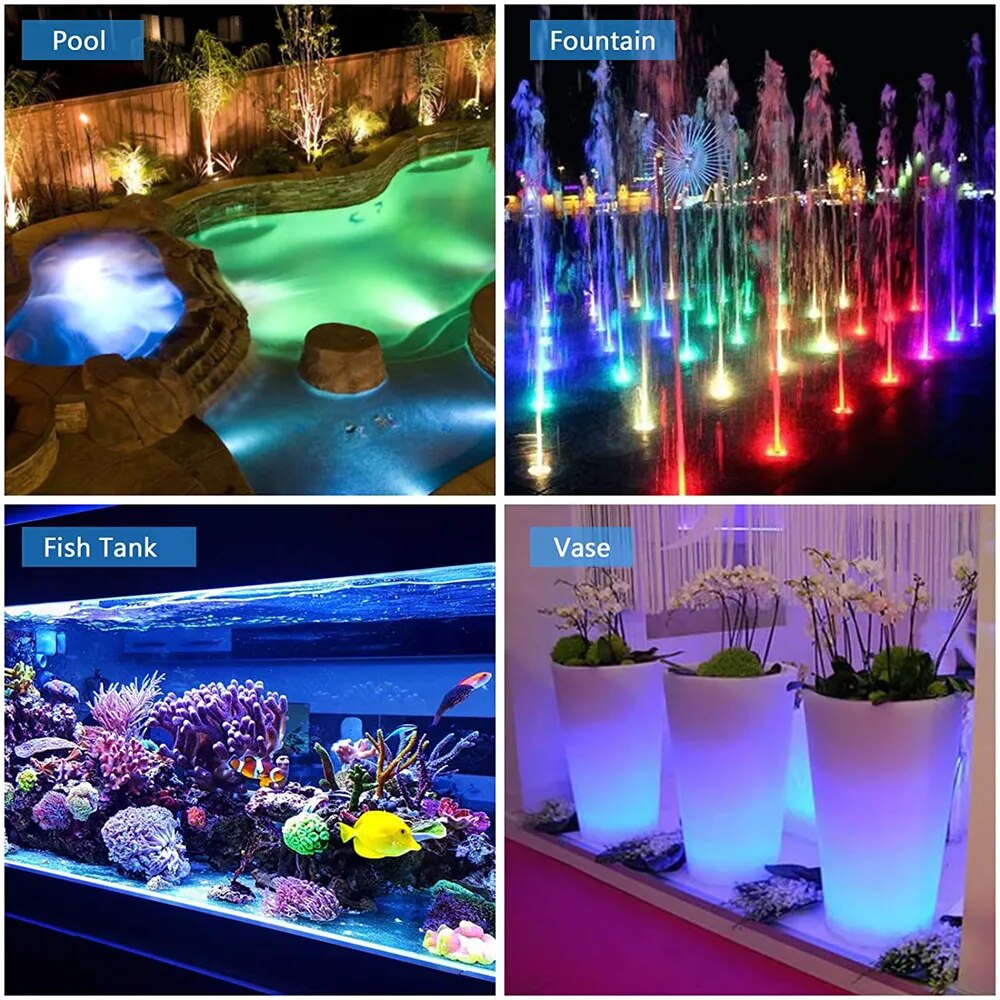 13 LEDs Magnetic Submersible Light