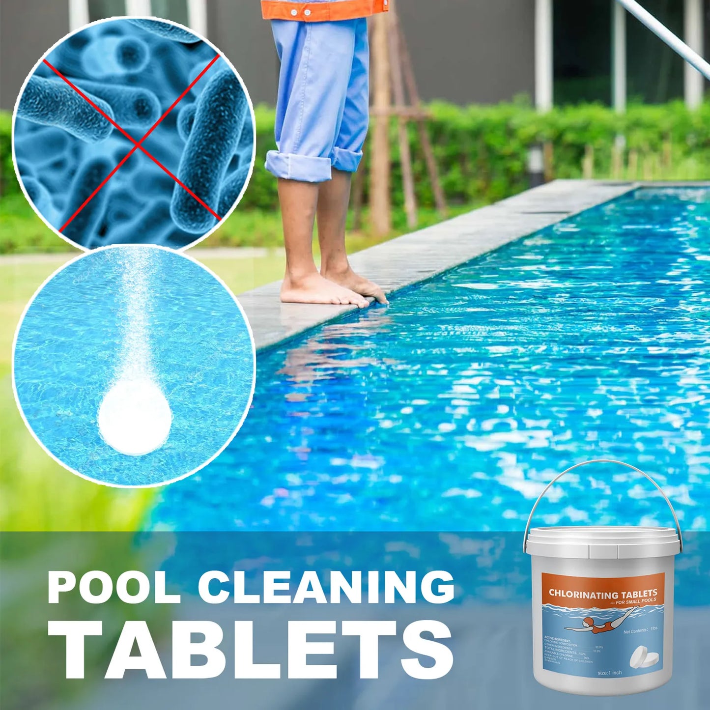 1 lb Pool Chlorine Tablets