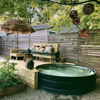 Round Stock Tank Pool