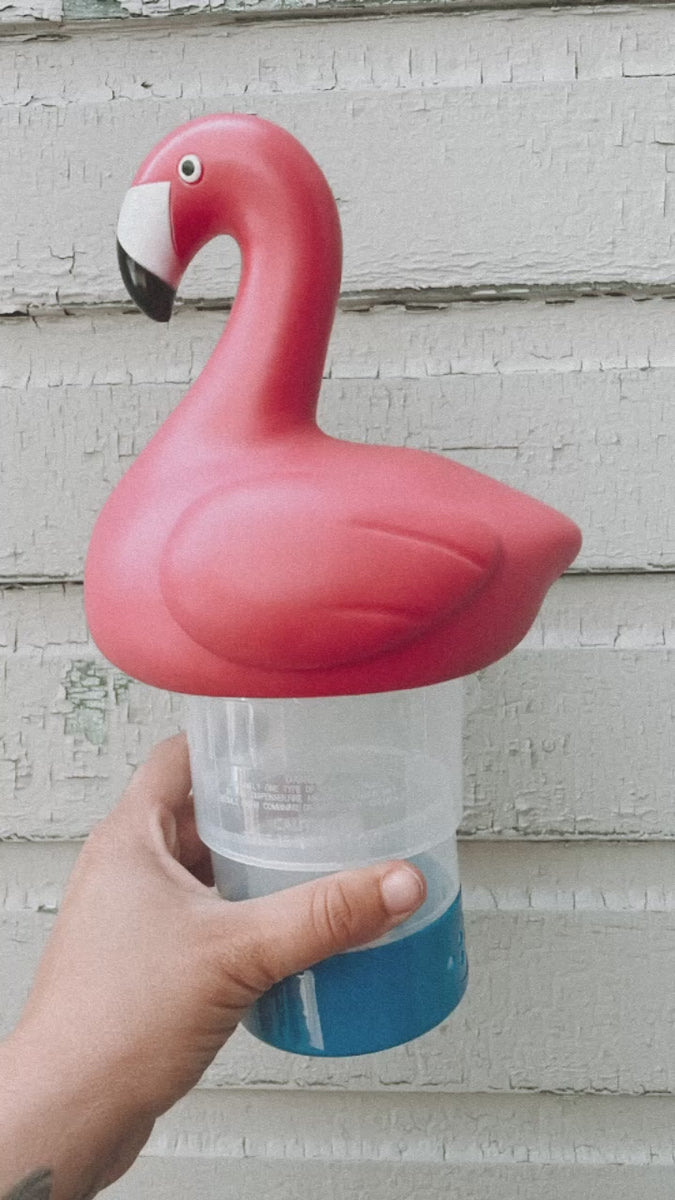 Flamingo Dispenser – Salt Shack Backyards