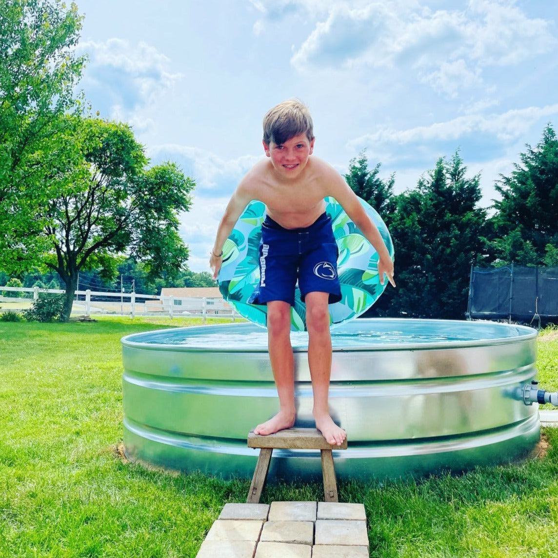 Round Stock Tank Pool