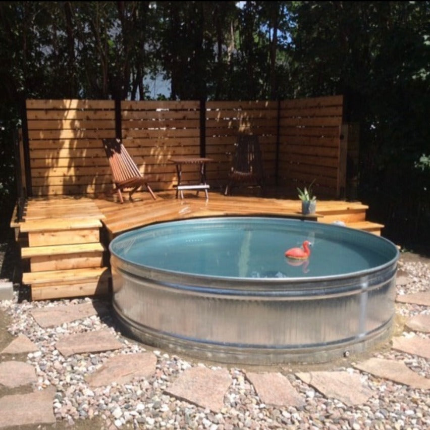 Round Stock Tank Pool