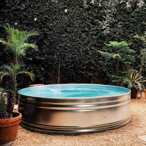 Round Stock Tank Pool