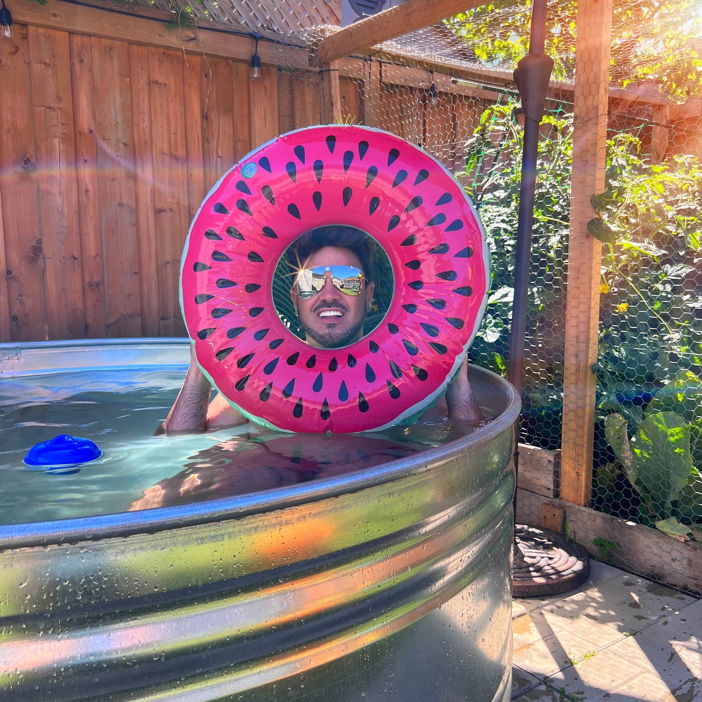 Round Stock Tank Pool