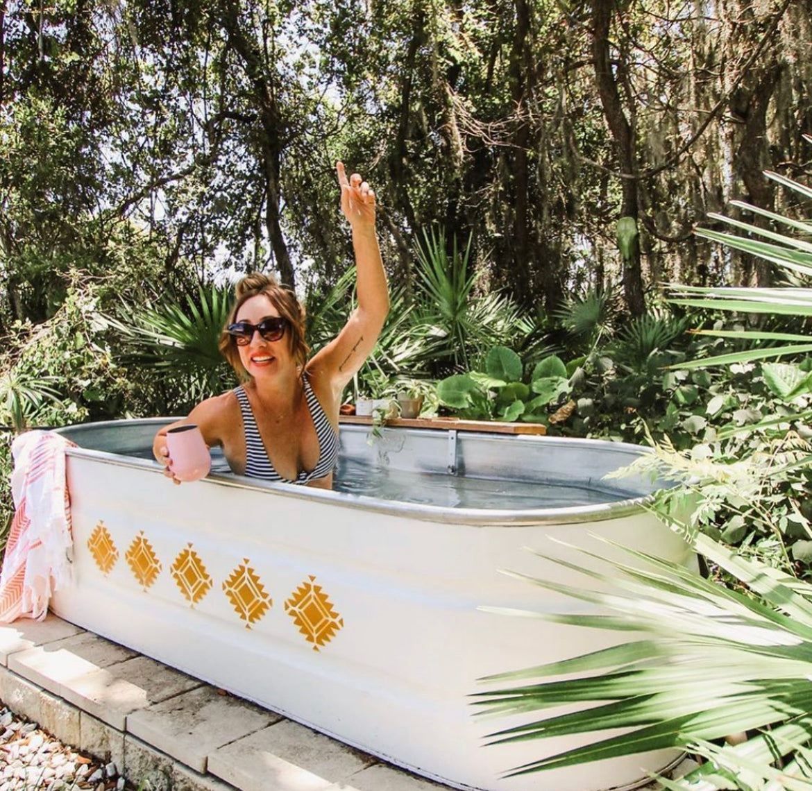 Oval Stock Tank Pool Buy Oval Stock Tank Pool Salt Shack Backyards