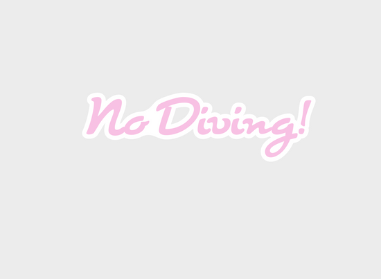 No Diving | Vinyl Decal